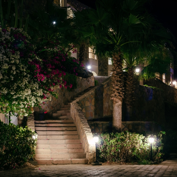 Illuminazione esterna giardino